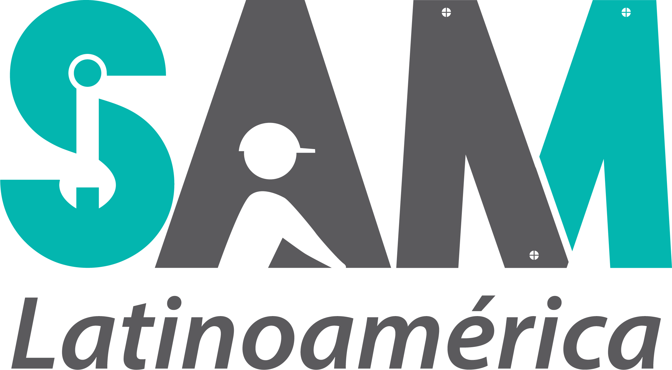 logo en el footer de SAM Latinoamérica